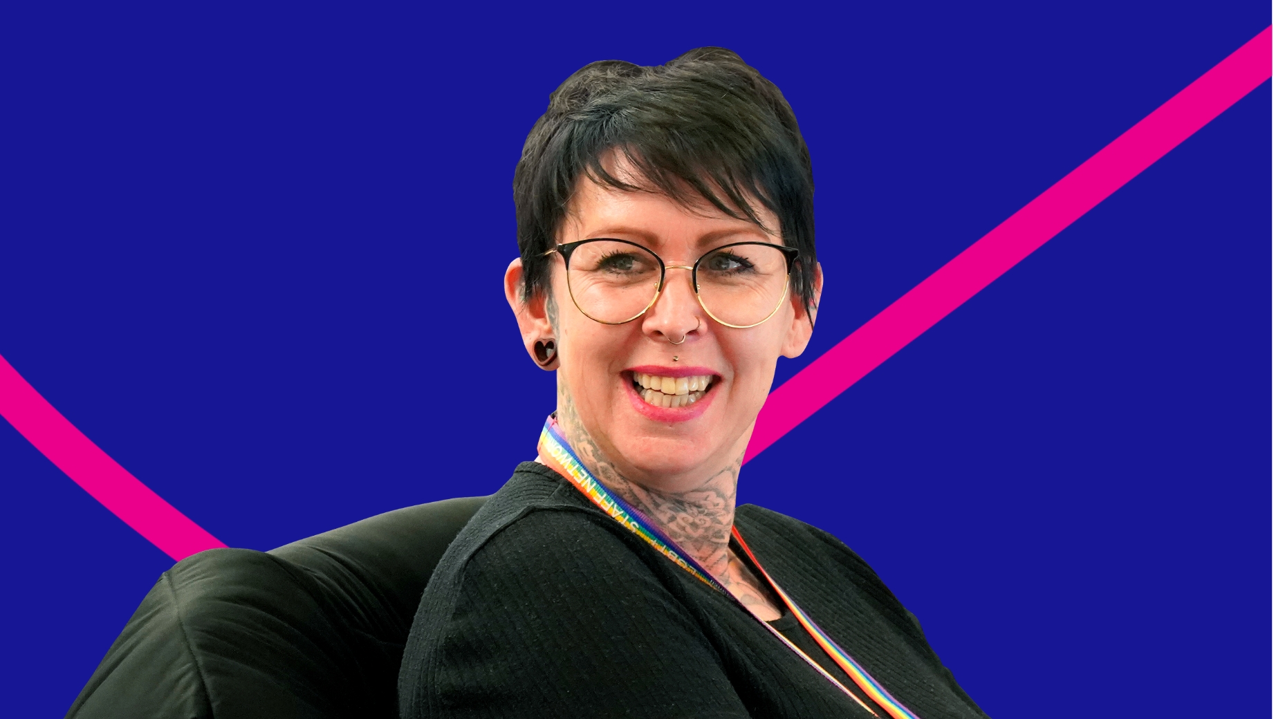 Woman-with-pink-tick-dark-background