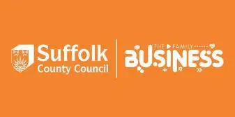 The Family Business logo in orange and white.